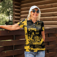 Buffalo Soldiers Women Polo Shirt Military Urban Retro Style - Wonder Print Shop