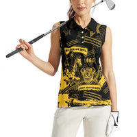 Buffalo Soldiers Women Sleeveless Polo Shirt Military Urban Retro Style - Wonder Print Shop