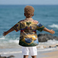 Personalized Brazil Haiti Kid Hawaiian Shirt Heritage Landscape LT01