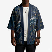 Buffalo Soldiers 10th Cavalry Regiment Ride Or Die Kimono Patriotic Military Heritage Distressed City Skyline Graphic Art