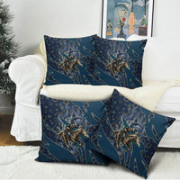 Buffalo Soldiers 10th Cavalry Regiment Ride Or Die Pillow Cover Patriotic Military Heritage Distressed City Skyline Graphic Art