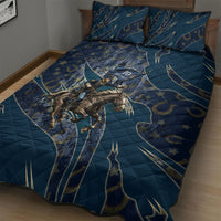 Buffalo Soldiers 10th Cavalry Regiment Ride Or Die Quilt Bed Set Patriotic Military Heritage Distressed City Skyline Graphic Art