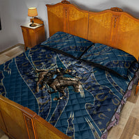 Buffalo Soldiers 10th Cavalry Regiment Ride Or Die Quilt Bed Set Patriotic Military Heritage Distressed City Skyline Graphic Art