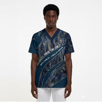 Buffalo Soldiers 10th Cavalry Regiment Ride Or Die Scrub Top Patriotic Military Heritage Distressed City Skyline Graphic Art