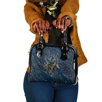Buffalo Soldiers 10th Cavalry Regiment Ride Or Die Shoulder Handbag Patriotic Military Heritage Distressed City Skyline Graphic Art