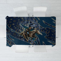 Buffalo Soldiers 10th Cavalry Regiment Ride Or Die Tablecloth Patriotic Military Heritage Distressed City Skyline Graphic Art