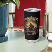 Buffalo Soldiers Tumbler Cup American Heros Cavalry Black History - Wonder Print Shop