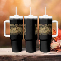 Buffalo Soldiers Tumbler With Handle 9th and 10th Cavalry African American Heros Black Soldiers - Wonder Print Shop
