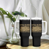Buffalo Soldiers Tumbler With Handle 9th and 10th Cavalry African American Heros Black Soldiers - Wonder Print Shop