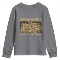 Buffalo Soldiers Youth Sweatshirt 9th and 10th Cavalry African American Heros Black Soldiers - Wonder Print Shop