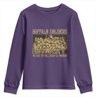 Buffalo Soldiers Youth Sweatshirt 9th and 10th Cavalry African American Heros Black Soldiers - Wonder Print Shop
