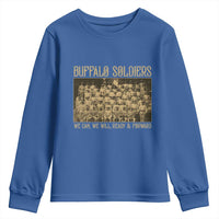 Buffalo Soldiers Youth Sweatshirt 9th and 10th Cavalry African American Heros Black Soldiers - Wonder Print Shop