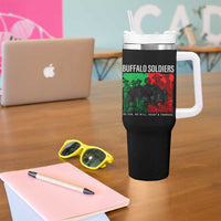Buffalo Soldiers Tumbler With Handle 9th and 10th Cavalry Afro African American Heros - Wonder Print Shop