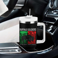 Buffalo Soldiers Tumbler With Handle 9th and 10th Cavalry Afro African American Heros - Wonder Print Shop