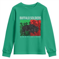 Buffalo Soldiers Youth Sweatshirt 9th and 10th Cavalry Afro African American Heros - Wonder Print Shop
