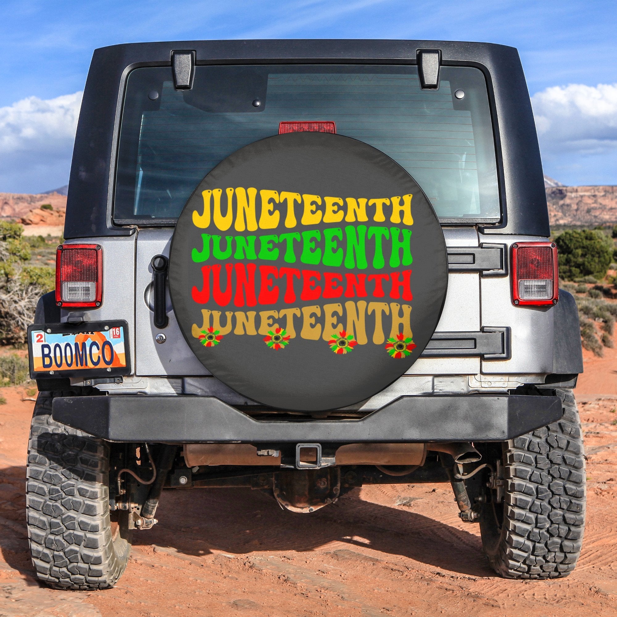 African Tire Covers - Juneteenth Spare Tire Cover NO.140 LT8