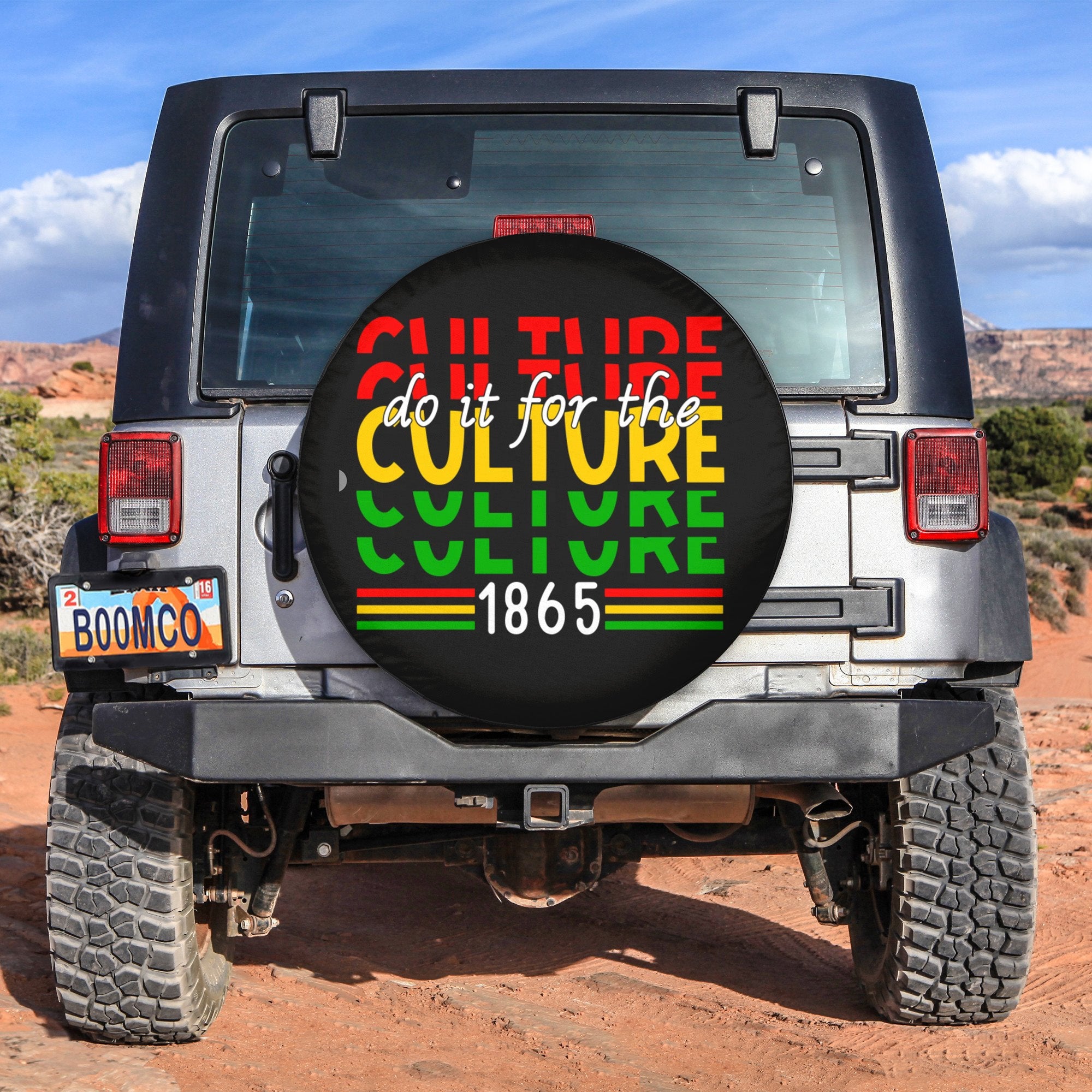 African Tire Covers - Juneteenth Spare Tire Cover Do It For The Culture 1865 NO.143 LT8