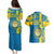 Sweden Football Couples Matching Puletasi Dress and Hawaiian Shirt Come On Sverige 2023 World Cup - Wonder Print Shop