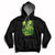 Stuck Between IDK IDC And IDGAF St Patrick's Day Green Flag Skull Skeleton Hoodie - Wonder Print Shop