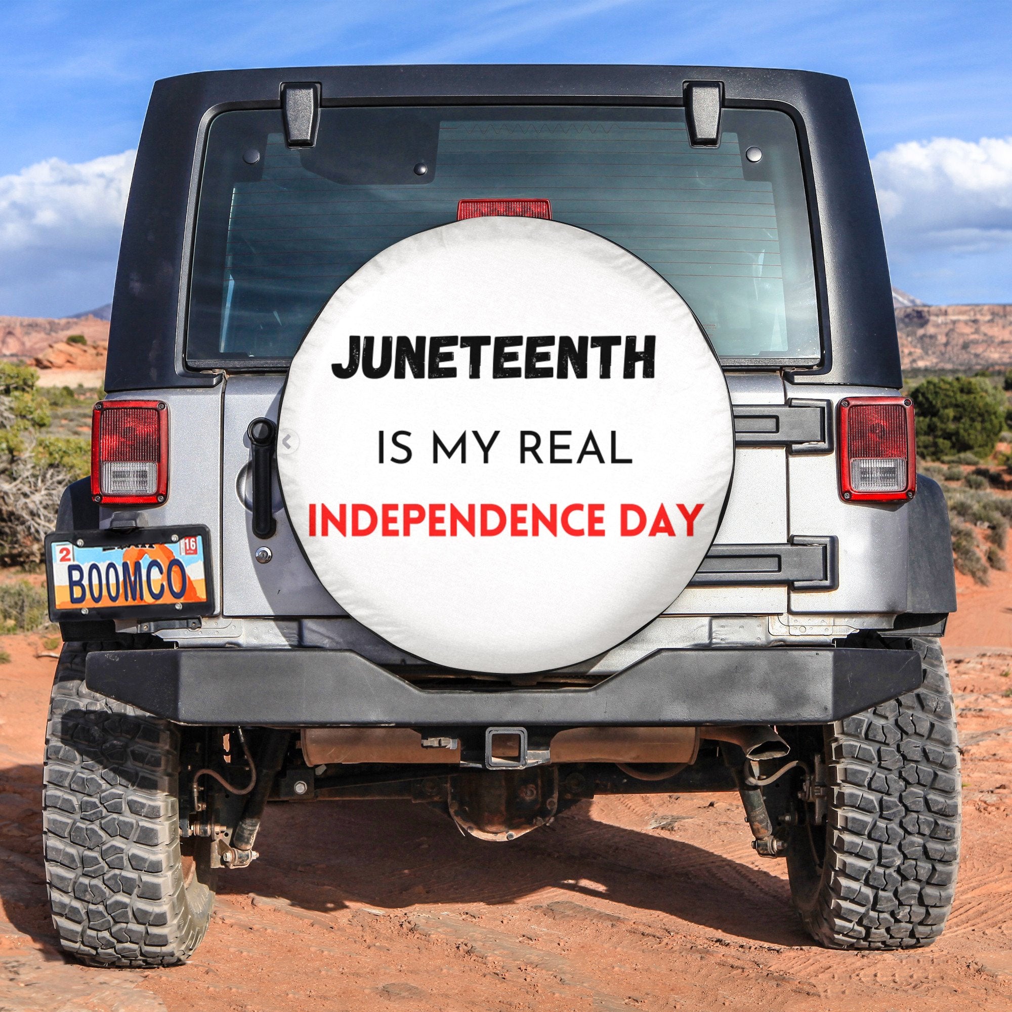 African Tire Covers - Juneteenth Spare Tire Cover Juneteenth Is My Real Independence Day NO.167 LT8