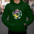 Peace Love King Cake Mardi Gras Party Carnival Costume Hoodie - Wonder Print Shop