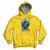 In March We Wear Blue For Colon Cancer Awareness CRC Blue Ribbon Black Woman Hoodie - Wonder Print Shop