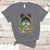 St Patricks Day Mommy And Daddy's Lucky Charm Cute Little Bun Irish Girls T-Shirt - Wonder Print Shop