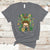 You Are My Lucky Charm St Patrick's Day Shamrock Messy Bun T-Shirt - Wonder Print Shop