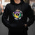 Peace Love King Cake Mardi Gras Party Carnival Costume Hoodie - Wonder Print Shop