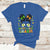 St Patricks Day Mommy's Lucky Charm Cute Little Bun Irish Girls T-Shirt - Wonder Print Shop