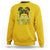 St Patricks Day Daddy's Lucky Charm Cute Little Bun Irish Girls Sweatshirt - Wonder Print Shop