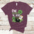 One Lucky Nurse Scrub RN ICU ER St Patrick's Day Nurses Day T-Shirt - Wonder Print Shop