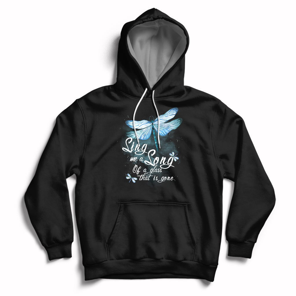 Dragonfly Sing Me A Song Of A Lass That Is Gone Soul Spirit Hoodie - Wonder Print Shop