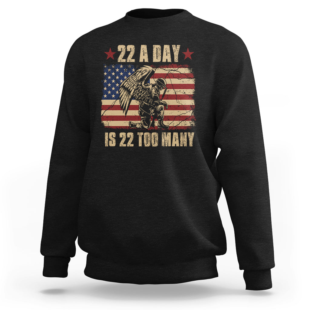 22-a-day-is-22-too-many-veteran-lives-matter-help-veterans-sweatshirt