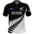 Personalised New Zealand Silver Fern Rugby Polo Shirt All Black 2024 Go Champions Maori Pattern - Wonder Print Shop