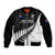 Personalised New Zealand Silver Fern Rugby Bomber Jacket All Black 2024 Go Champions Maori Pattern - Wonder Print Shop