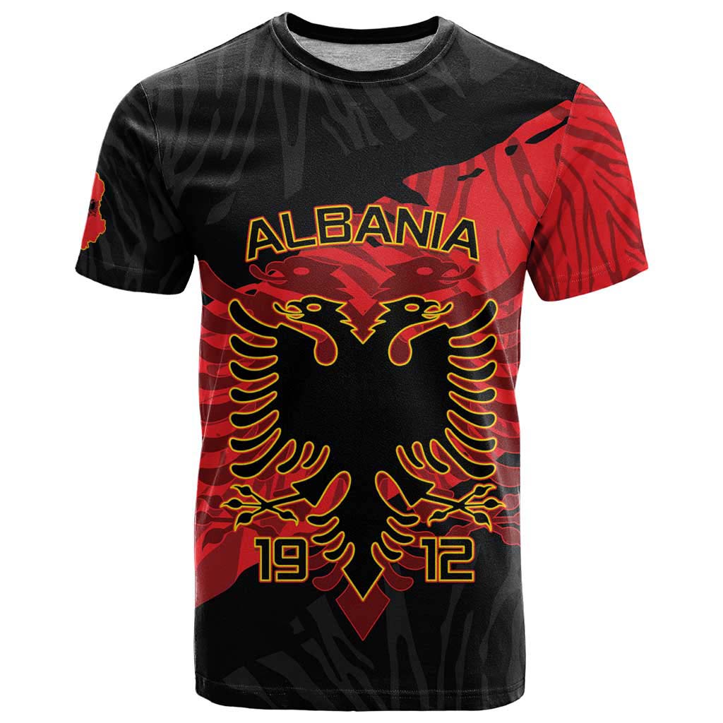 Albania Independence Day T Shirt Albanian Eagle - Grunge Style LT15