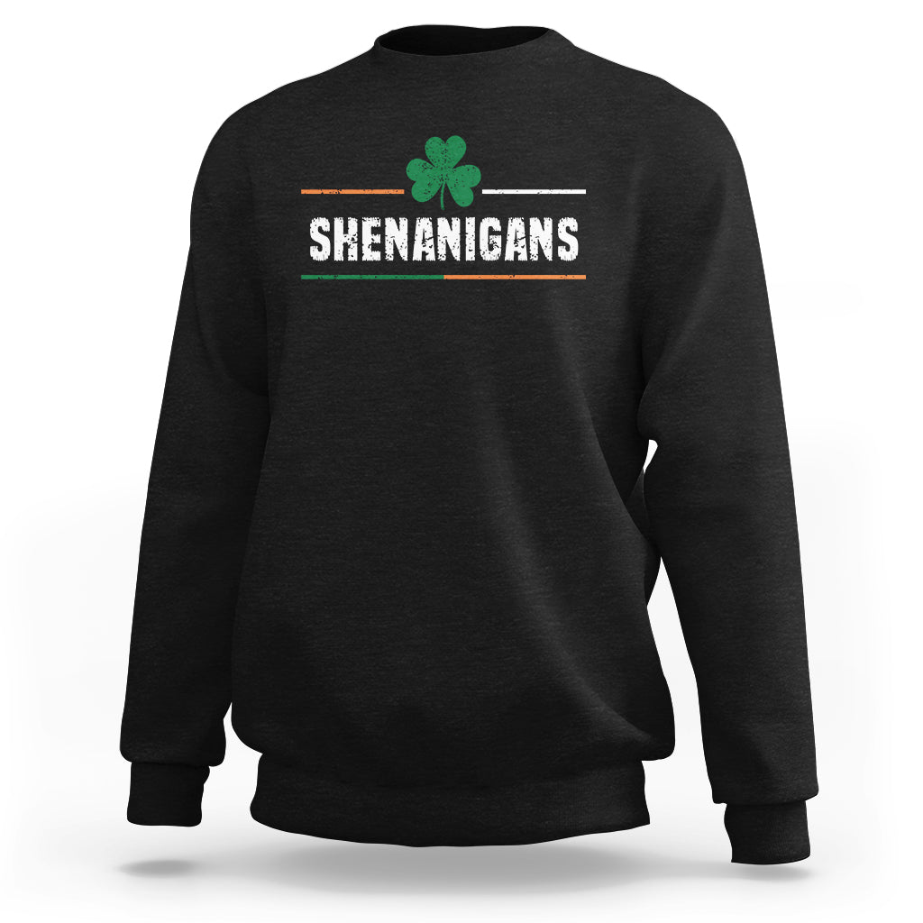 Shenanigans Irish St. Patrick's Day Sweatshirt - Wonder Print Shop