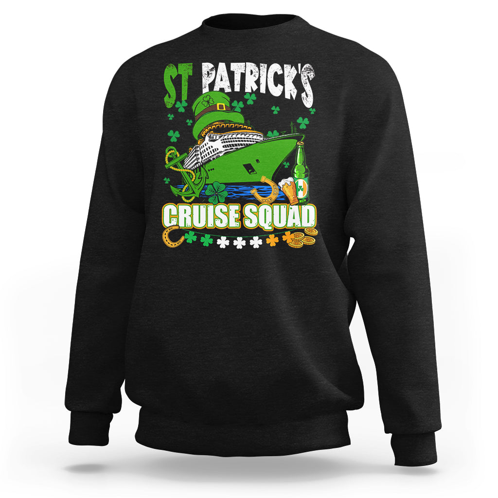 St Patricks Day Cruise Squad Lucky Family Group Matching Sweatshirt - Wonder Print Shop