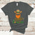 Howdy Go Lucky Irish Cowboy St Patrick's Day Shamrocks T-Shirt - Wonder Print Shop