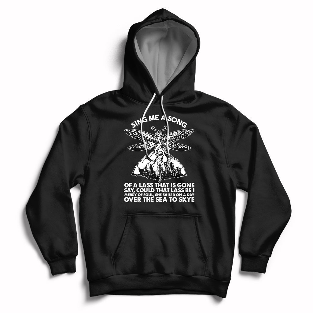 Sing Me A Song Of A Lass That Is Gone Dragonfly Soul Spirit Hoodie - Wonder Print Shop