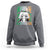 Vintage I Paused My Anime To Celebrate St Patrick's Day Funny Anime Sweatshirt - Wonder Print Shop