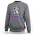 Let The Shenanigans Begin Mardi Gras Costume Dabbing Unicorn Sweatshirt - Wonder Print Shop