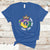 Peace Love King Cake Mardi Gras Party Carnival Costume T-Shirt - Wonder Print Shop