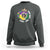 Peace Love King Cake Mardi Gras Party Carnival Costume Sweatshirt - Wonder Print Shop