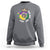 Peace Love King Cake Mardi Gras Party Carnival Costume Sweatshirt - Wonder Print Shop