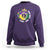 Peace Love King Cake Mardi Gras Party Carnival Costume Sweatshirt - Wonder Print Shop