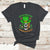 Shenanigans Coordinator St Patrick's Day Teacher Skull T-Shirt - Wonder Print Shop