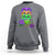 Peace Love Mardi Gras Mardi Gras Costume Carnival Masks Sweatshirt - Wonder Print Shop