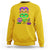 Peace Love Mardi Gras Mardi Gras Costume Carnival Masks Sweatshirt - Wonder Print Shop